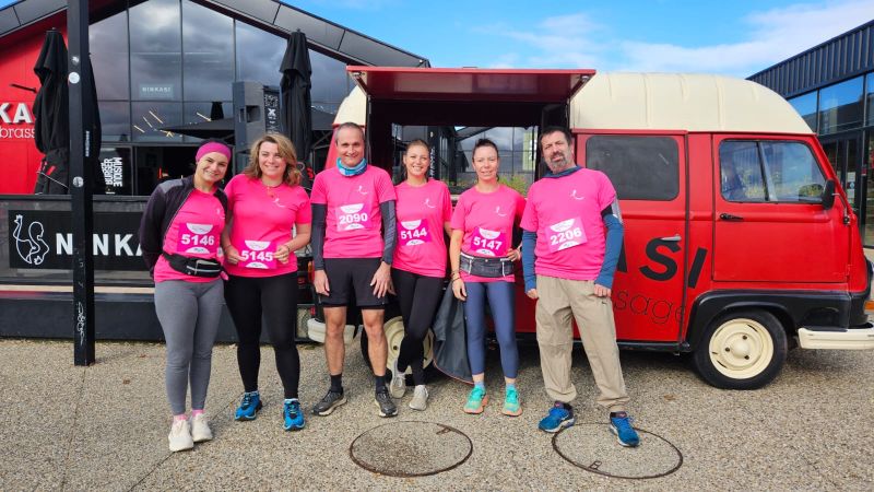 Les équipes APROJOB et KALIXENS RH présentes pour la 7ème édition de la Sainté Rose.